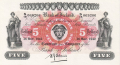 Bank Of Ireland 5 Pounds, 20. 4.1943